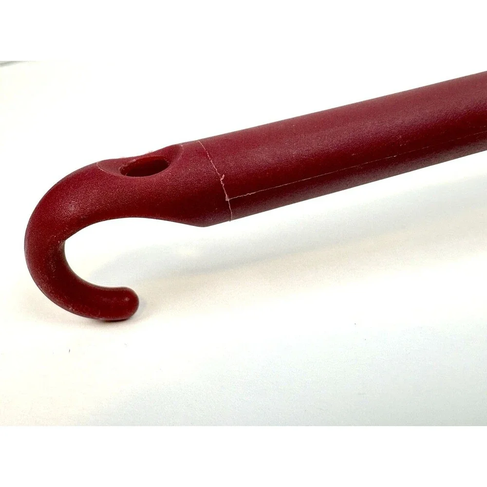 Bialetti Maroon 12” Spatula Heat Resistant Kitchen Turner with Hanging Hook